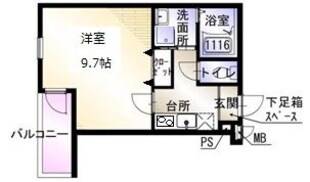 ジュネス服部南の物件間取画像